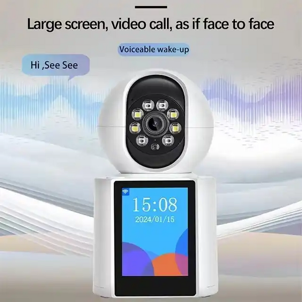 IP камера 3Mp 2.8 мм WiFi SD-Card відеоняня screen &mdash; фото