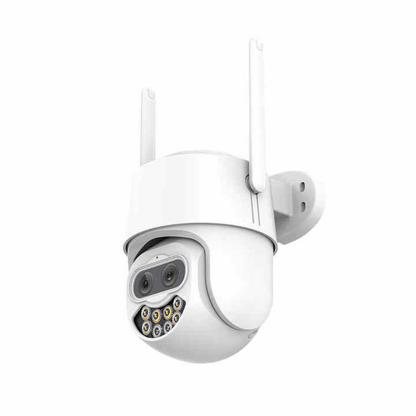 IP камера XM A20W2 4Mp Біла WiFi SD-Card двосторонній звук PTZ 3,6 міні подвійне світло &mdash; фото