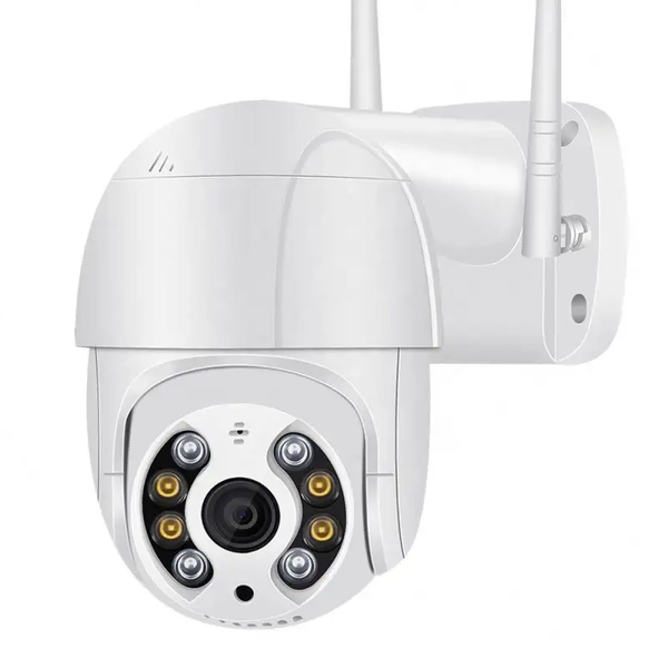 IP камера XM A8W8XM2 8Mp Біла WiFi SD-Card двосторонній звук PTZ 3,6 міні подвійне світло &mdash; фото