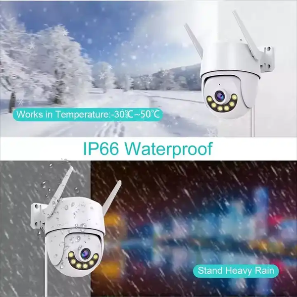 IP камера XM A15N 4MP White WiFi SD-Card двосторонній звук PTZ 3,6 подвійне світло &mdash; фото