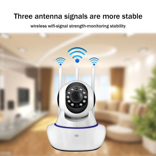 IP камера 2Mp WiFi SD-Card Відеоняня 3 антени з RJ-45 &mdash; фото